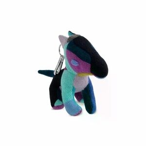 NEW Elder Statesman Cashmere Dinosaur Plush Keychain